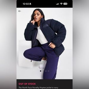 North Face - Nuptse Jacket - Navy Blue